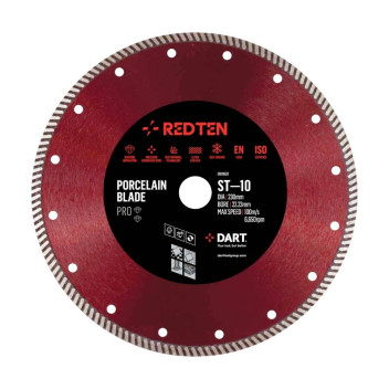 DART Red Ten Super Thin Diamond Tile Blade ST-10 300mm/20mm