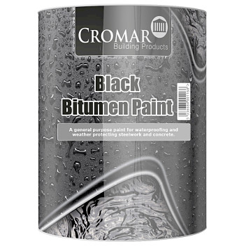Cromar Bitumen Paint Black 5Ltr
