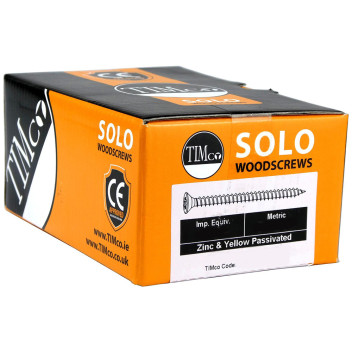 Solo Woodscrew PZ2 Countersunk -ZYP 5.0x50 (Box 200)
