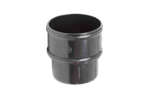 Round Downpipe 68mm Black Pipe Connector RR125