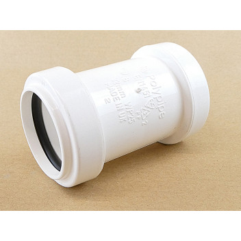 Waste Pipe Straight Coupling 32mm White WP25W