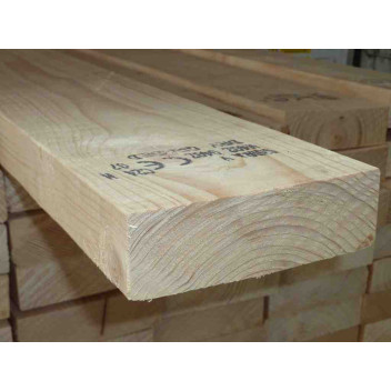 47 x 175 mm Sawn Timber C24 KD Regularised E/E - 4.2m