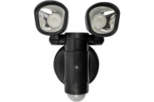 Luceco 2W Solar Twin Security Light LEXT4B50S-01 400lm
