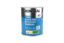 Ronseal Trade Quick Dry Interior Matt Varnish Clear 750ml
