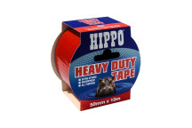 Hippo Heavy Duty Tape Red 50mm x 10mtr