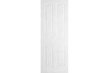 White Moulded Textured 4P Internal Door 78x30