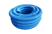 Land Drain 160mm x 45M Coil Perforated Blue
