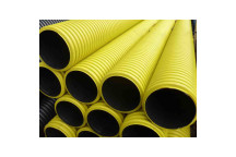 Ridgiduct 225mm x 6M Plain Ended Yellow Gas Duct