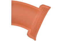Hepworth Clay R/H 1/2 Section Branch Channel Bend 90° 100mm - CX1/5R
