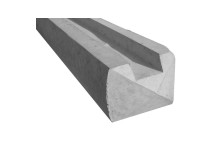 Slotted Concrete End Post 125x100x2055mm (6\'9\")