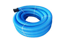 Land Drain 100mm x 100M Coil Perforated Blue