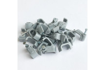BG 2.5mm T&E Cable Clips Grey 50 Pack