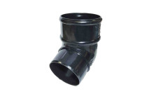 Round Downpipe 68mm Black Offset Bend RR127