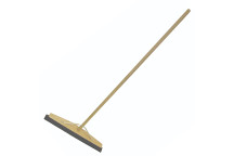 Wooden Squeegee with Stayed Rubber Blade 600mm