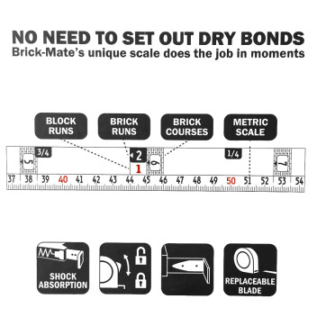 Hultafors Brick Mate Pocket Tape Measure 8M