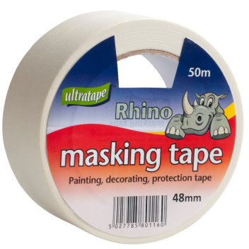 Rhino General Purpose Masking Tape 48mm x 50Mtr