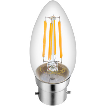 Luceco Candle 4W BAY/CAP 2700K 470lm LED Filament