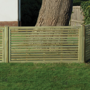 Slatted Fence Panel   90cm x 180cm (Catalogue Product)