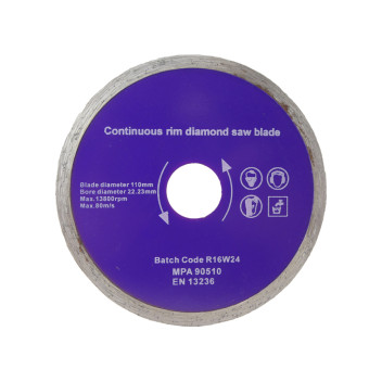 110mm x 22.23mm Diamond Cutting Wheel