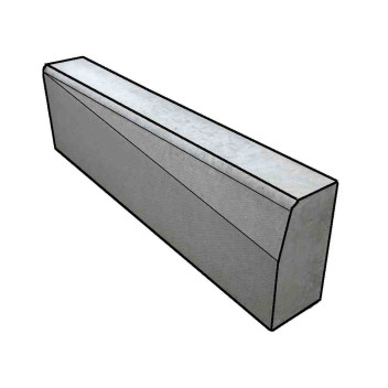 125 x 255mm BN-HB Transition Kerb Right Hand