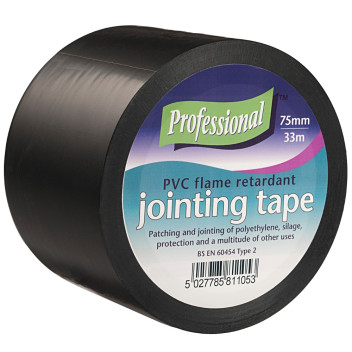 Ultratape DPM Single Sided PVC Jointing Tape Black 75mm x 33m