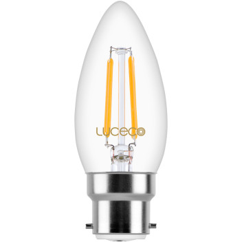 Luceco Candle 4W BAY/CAP 2700K 470lm LED Filament