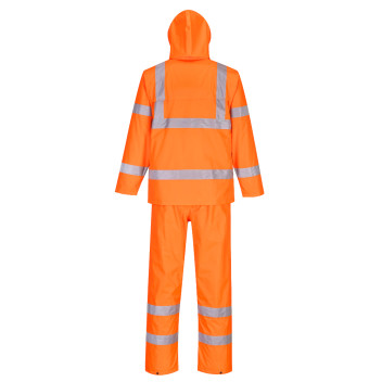 Portwest Hi-Vis Packaway Rainsuit Orange H448 XL