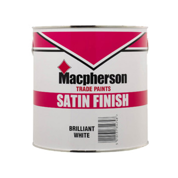 Macpherson Trade Satin Brilliant White 2.5Ltr