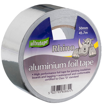 Rhino Aluminium Foil Tape 50MM X 45.7m
