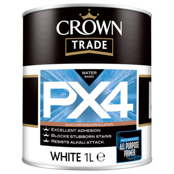 Crown Trade PX4 All Purpose Primer 1Ltr