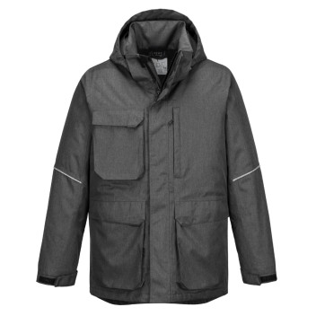 Portwest Parka Jacket Grey Marl KX360 L