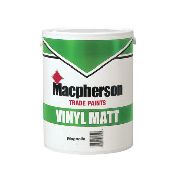Macpherson Trade Vinyl Matt Emulsion Magnolia 5Ltr