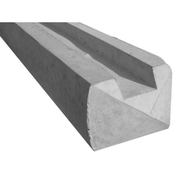 Slotted Concrete End Post 125x100x2665mm (8\'9\")