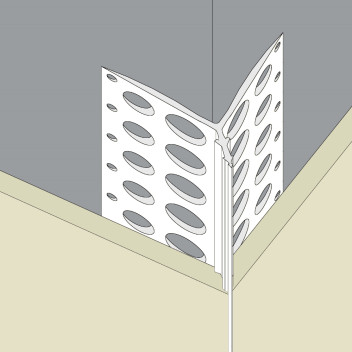 PVC Corner Bead White 2.5M x 15mm