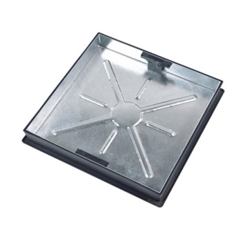 450x450 Galv Cover & Frame Recessed For Block Paving 5T 450SR