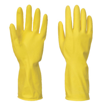 A800 Household Latex Glove Yellow Size 9