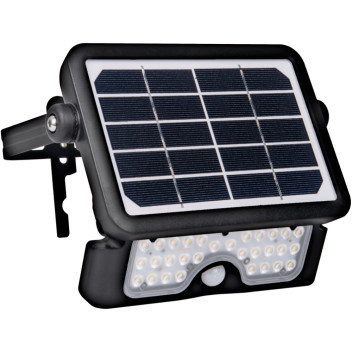 Luceco 5W Solar Floodlight LEXSF6B40-01 550lm