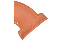 Hepworth Clay R/H 1/2 Sect Branch Channel Bend 115° 100mm - CX1/6R
