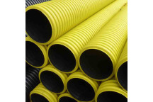 Ridgiduct 300mm x 6m Plain Ended Yellow Gas Duct