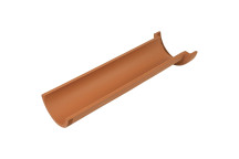 Hepworth Clay Socketed Channel Pipe 225mm Length 0.3m - CP1/3