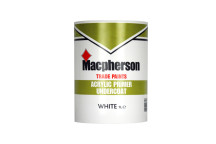 Macpherson Trade Acrylic Primer Undercoat White 1Ltr