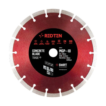 DART Red Ten Masonry Diamond Blade TRADE MGP-10 125mm/22mm